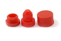 Red caps & plugs